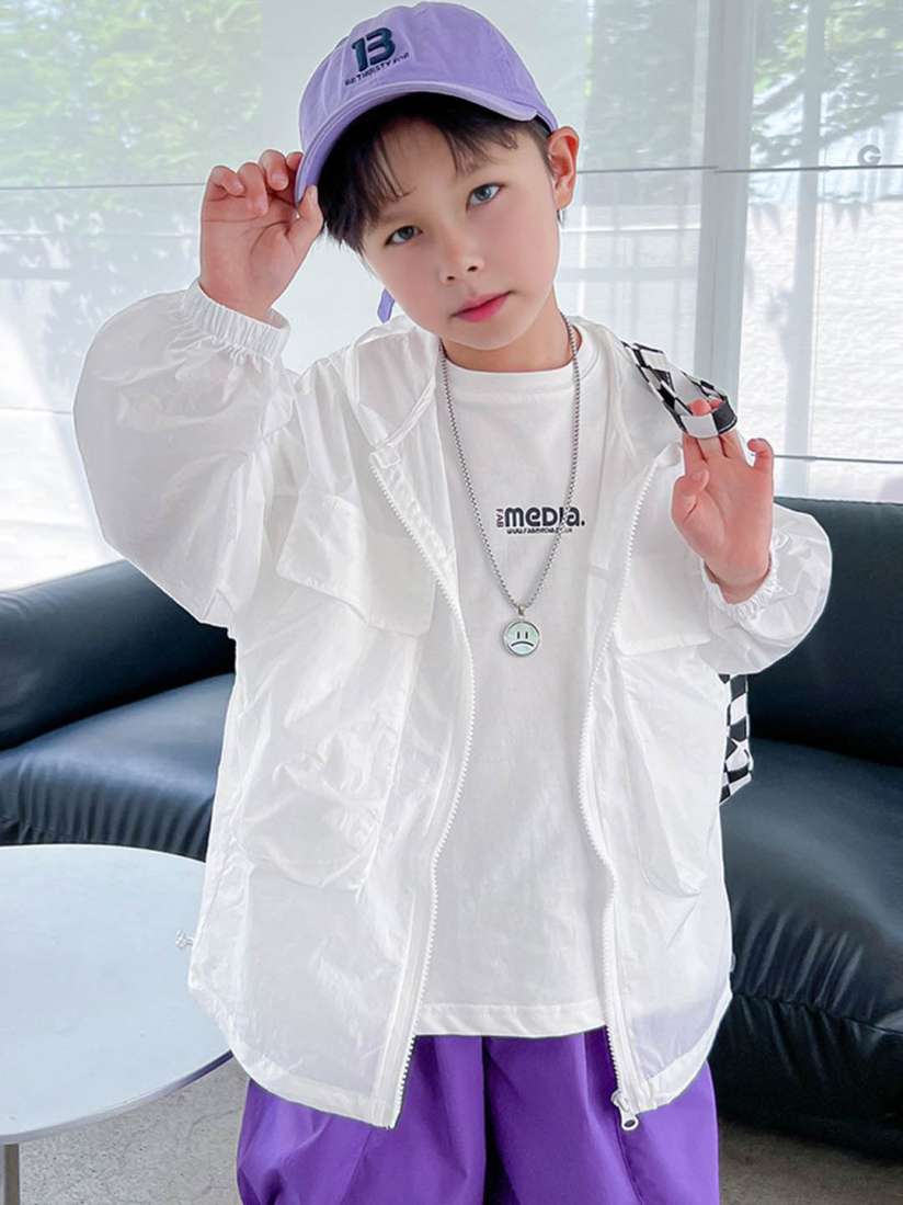 Buy INCLUD Boys Solid Windcheater Long Sleeve Tailored Summer Jacket with Pocket Jackets for Boys 30090658 Myntra