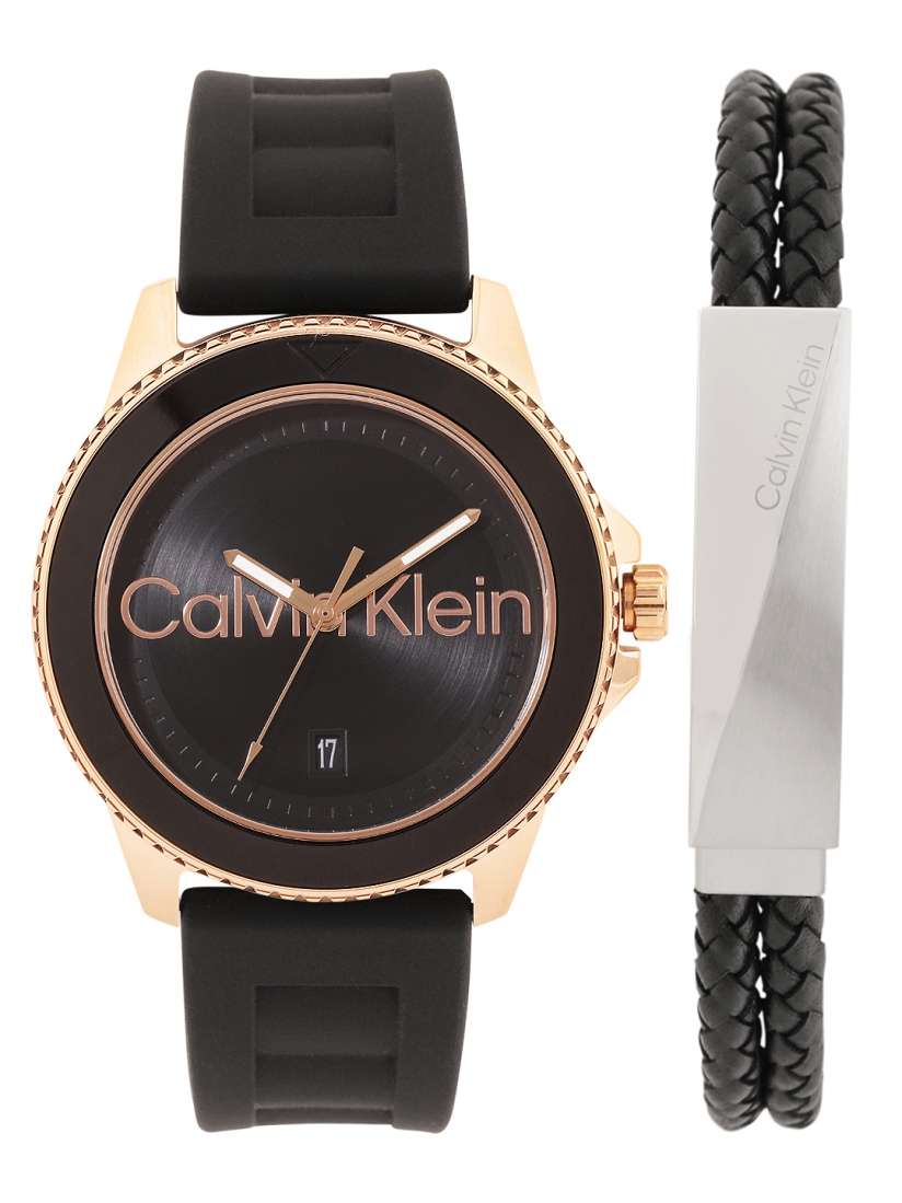 Buy Calvin Klein Men Aqueous Watch with Bracelet Gift Set CKWBRS4 Watch Gift Set for Men 30092097 Myntra