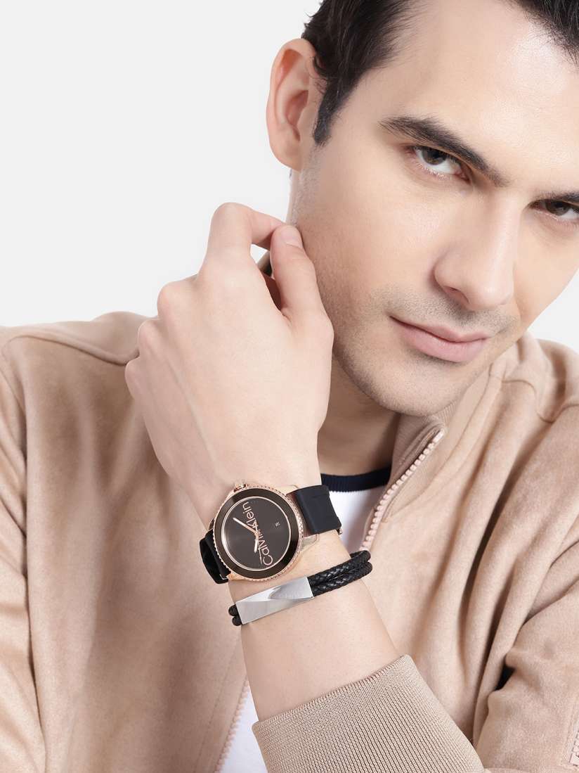 Buy Calvin Klein Men Aqueous Watch with Bracelet Gift Set CKWBRS4 Watch Gift Set for Men 30092097 Myntra