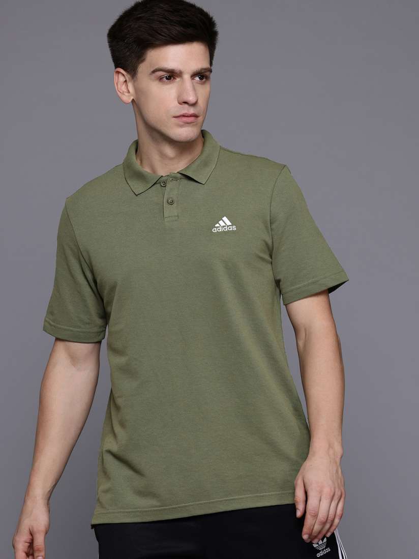 Buy ADIDAS Cotton Poly Polo Collar T shirt Tshirts for Men 30094285 Myntra