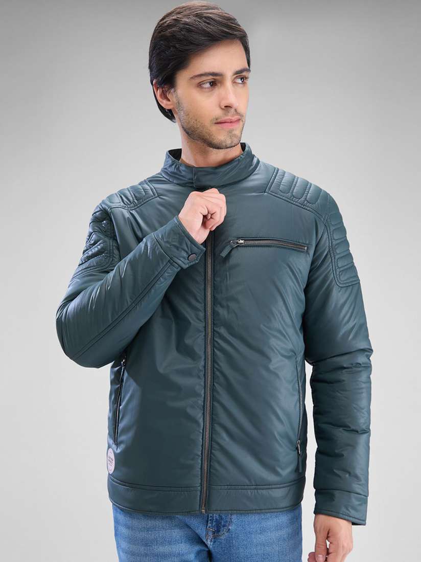 Buy SPYKAR Men Full Sleeve Regular Fit Bomber Solid Jacket Jackets for Men 30096071 Myntra