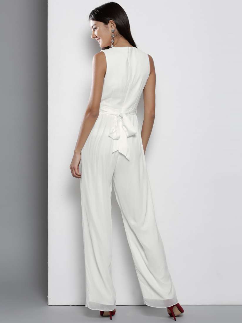 Dorothy perkins white jumpsuit hot sale