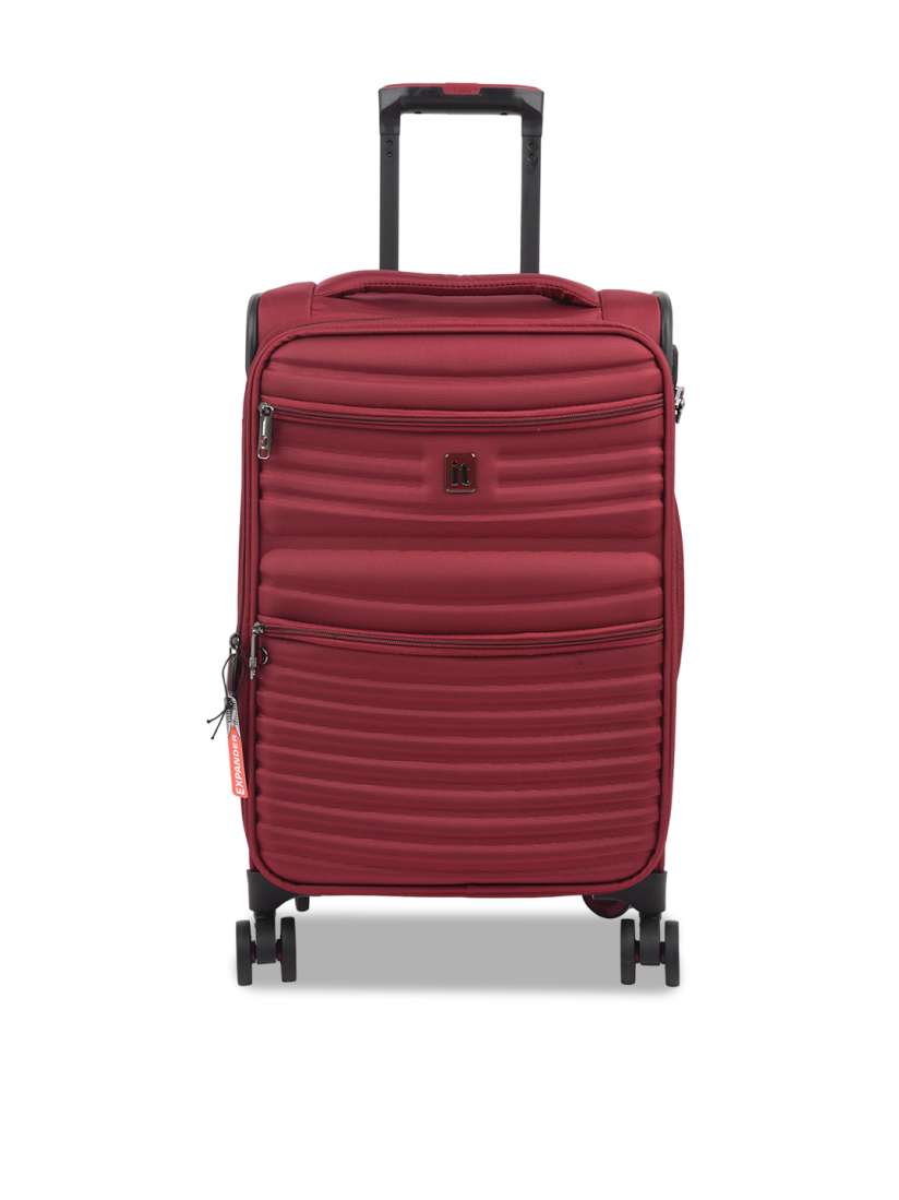 Buy IT luggage Precursor Textured Soft Sided Medium Trolly Bag Trolley Bag for Unisex 30098129 Myntra