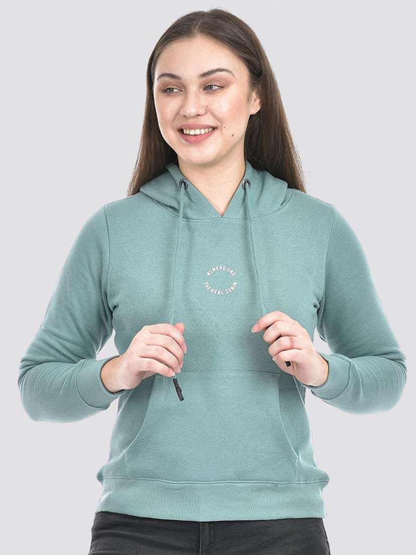 Buy Numero Uno Women Solid Hooded Sweatshirt Sweatshirts for Women 30103434 Myntra