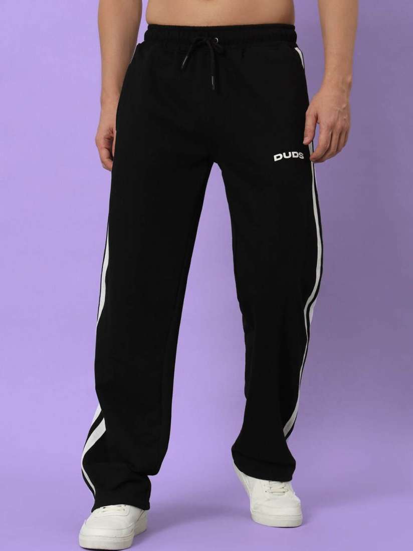 Buy WEARDUDS Men Pure Cotton Mid Rise Relaxed Fit Track Pants Track Pants for Men 30103582 Myntra