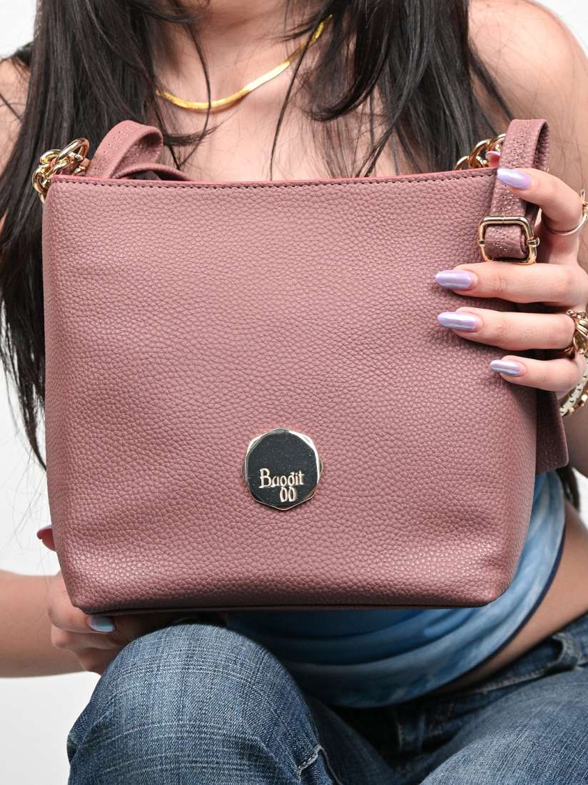 Buy Baggit Women PU Structured Sling Bag Handbags for Women 30105501 Myntra