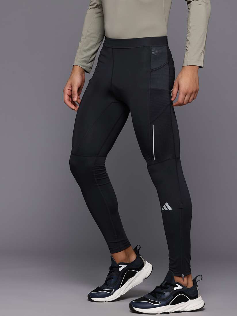 Adidas running tights mens sale