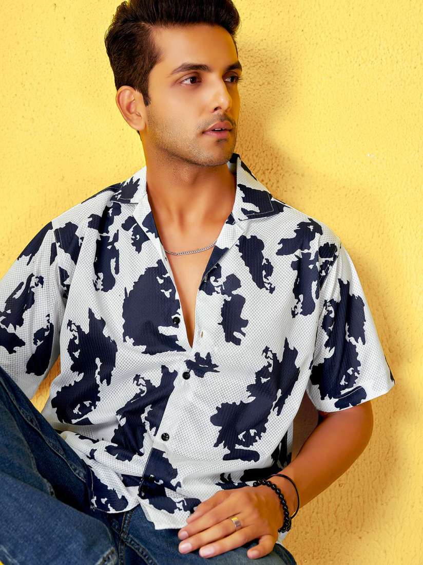 Buy HARPITA Men Comfort Printed Shirt Relaxed Fit Casual Shirt Shirts for Men 30107179 Myntra