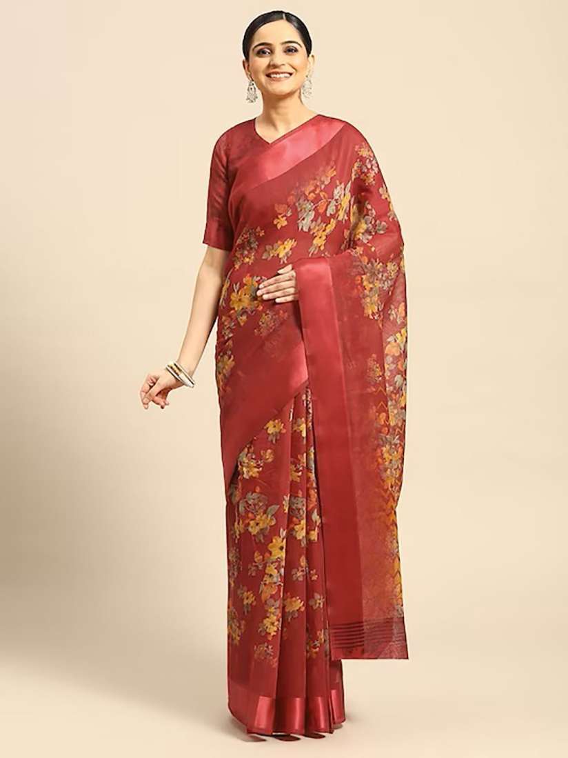 Floral sarees myntra online
