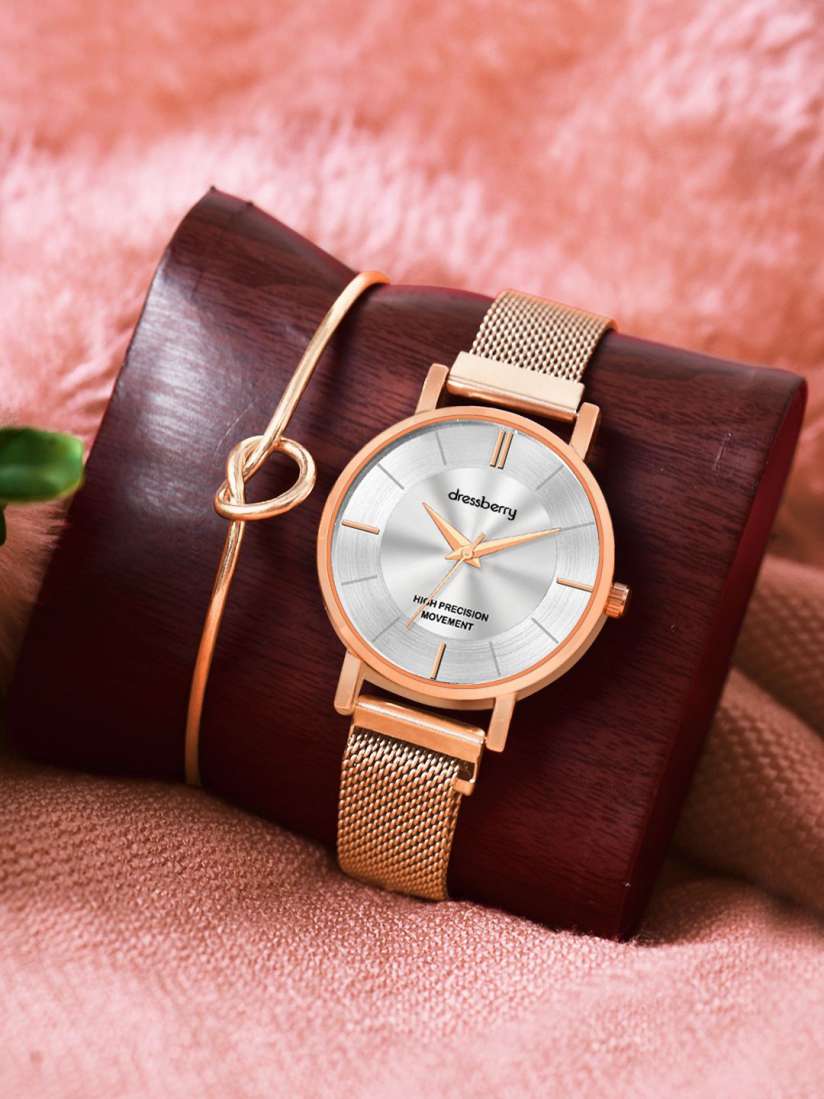 Buy DressBerry Women Watch Gift Set DBWJ24 Set 33 Watch Gift Set for Women 30113194 Myntra