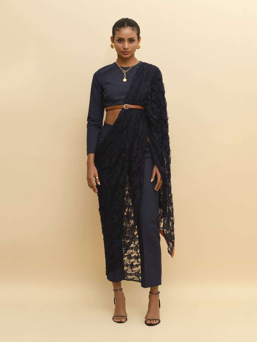 Pant saree myntra sales