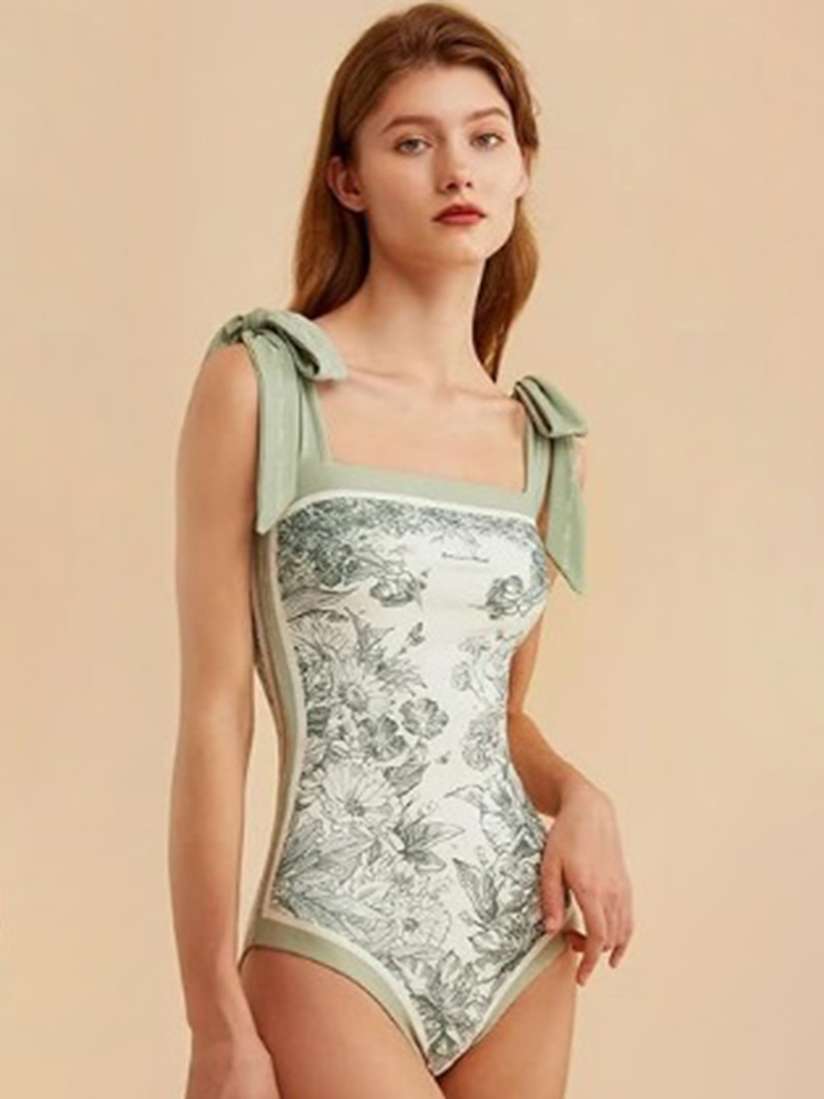 Ladies Swimwear Square Neck Swimsuit One Piece Buy FIESTA