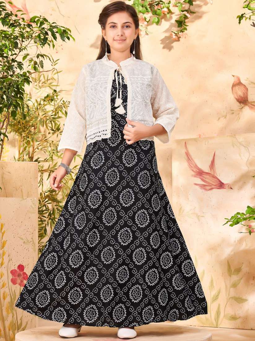 Buy Aarika Girls Cotton Embroidered Chikan Ethnic Jacket Jackets for Girls 30125419 Myntra