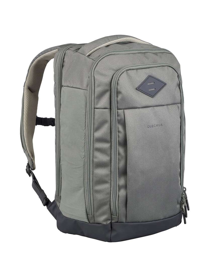 Buy Quechua By Decathlon Olive Green 23L Travel Backpack With Padded Shoulder Back Backpacks for Men 30128355 Myntra