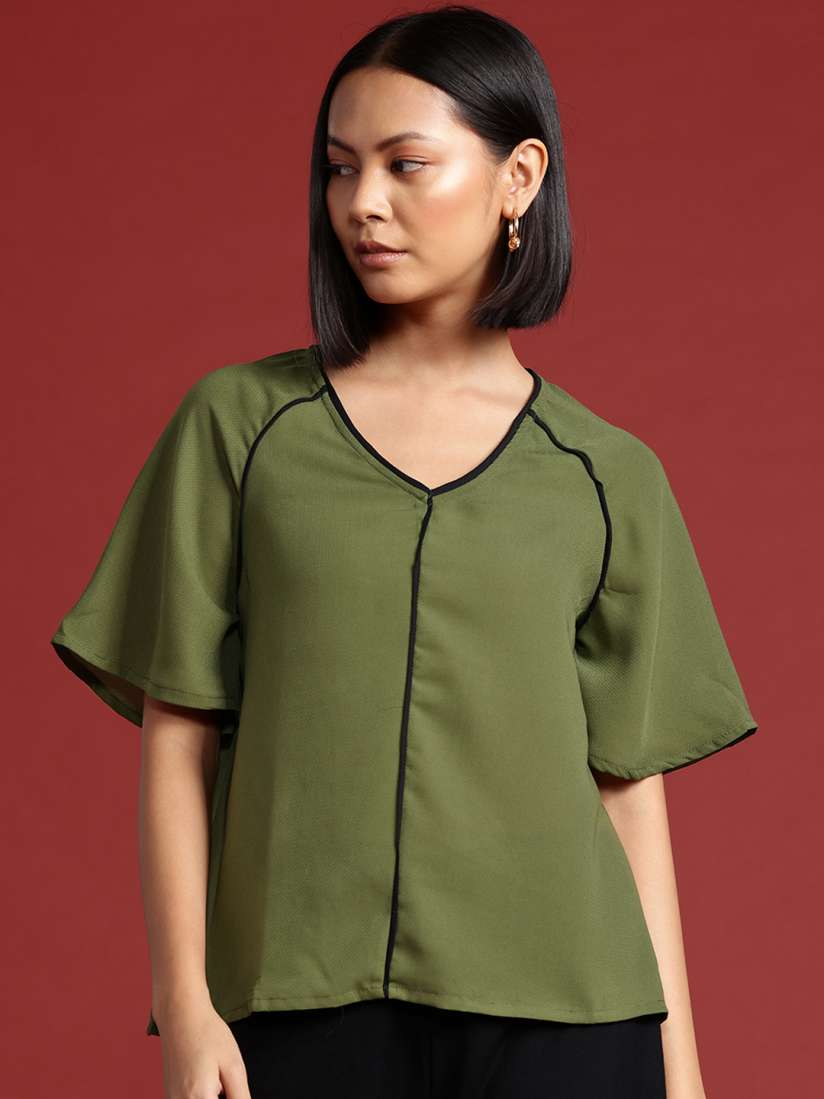 Buy All About You Formals V Neck Formal Top Tops for Women 30129264 Myntra
