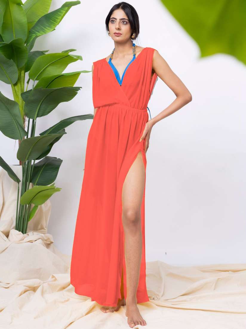 Buy EROTISSCH Cover Up Beachwear Dress Swimwear Cover up Top for Women 30130104 Myntra