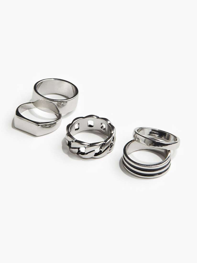 Buy H M Men 5 Pack Rings Ring for Men 30134528 Myntra