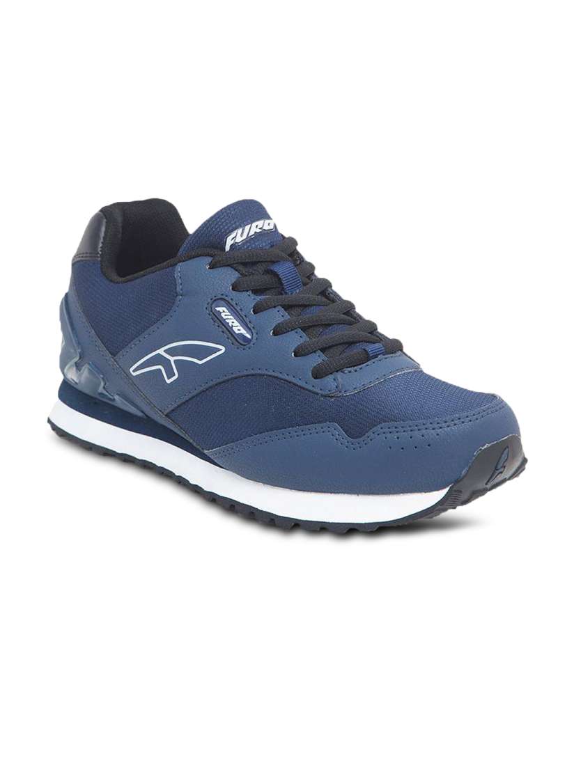 Buy FURO By Red Chief Men Navy Blue Mesh Mid Top Running Shoes J5000 DK.DENIM BLACK Sports Shoes for Men 3013533 Myntra