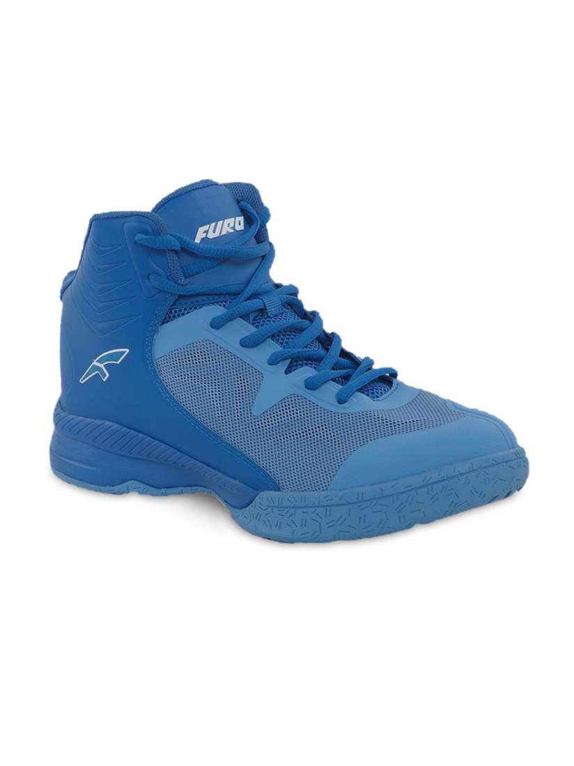 Buy FURO by Red Chief Men Blue Mesh Mid Top Basketball Shoes EM7 002 MRN F BLU Sports Shoes for Men 3013555 Myntra