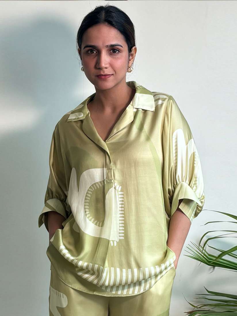 Buy Vedika M Print Batwing Sleeve Top Tops for Women 30136691 Myntra