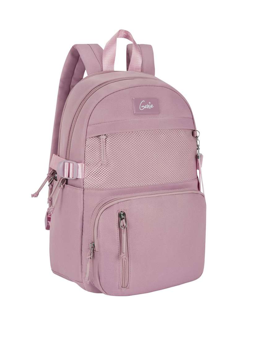 Buy Genie Women Solid Pink Water Resistant 14 Laptop Backpack with Secret Pocket Backpacks for Women 30141848 Myntra
