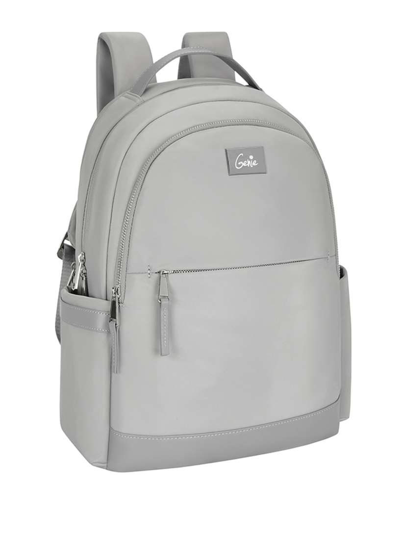 Buy Genie Women Solid Water Resistant 15.6 Laptop Backpack with Secret Pocket Backpacks for Women 30141850 Myntra