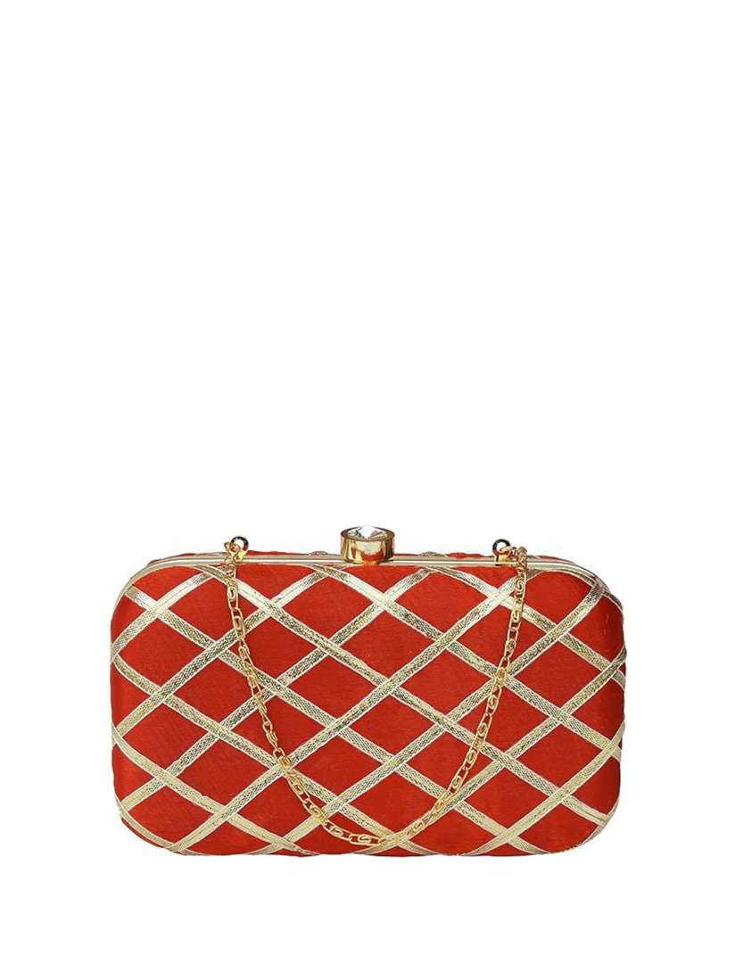 Buy FRINGES Embellished Box Clutch Clutches for Women 30143229 Myntra