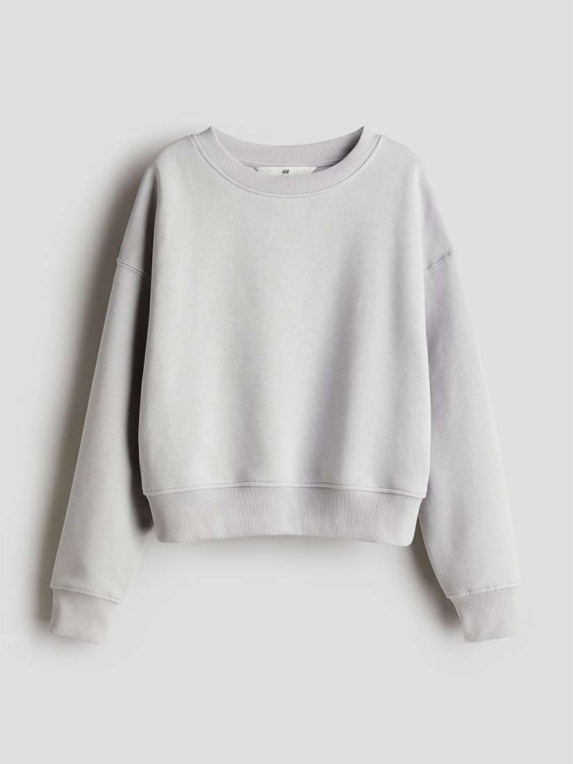 Buy H M Girls Crew Neck Sweatshirts Sweatshirts for Girls 30145324 Myntra