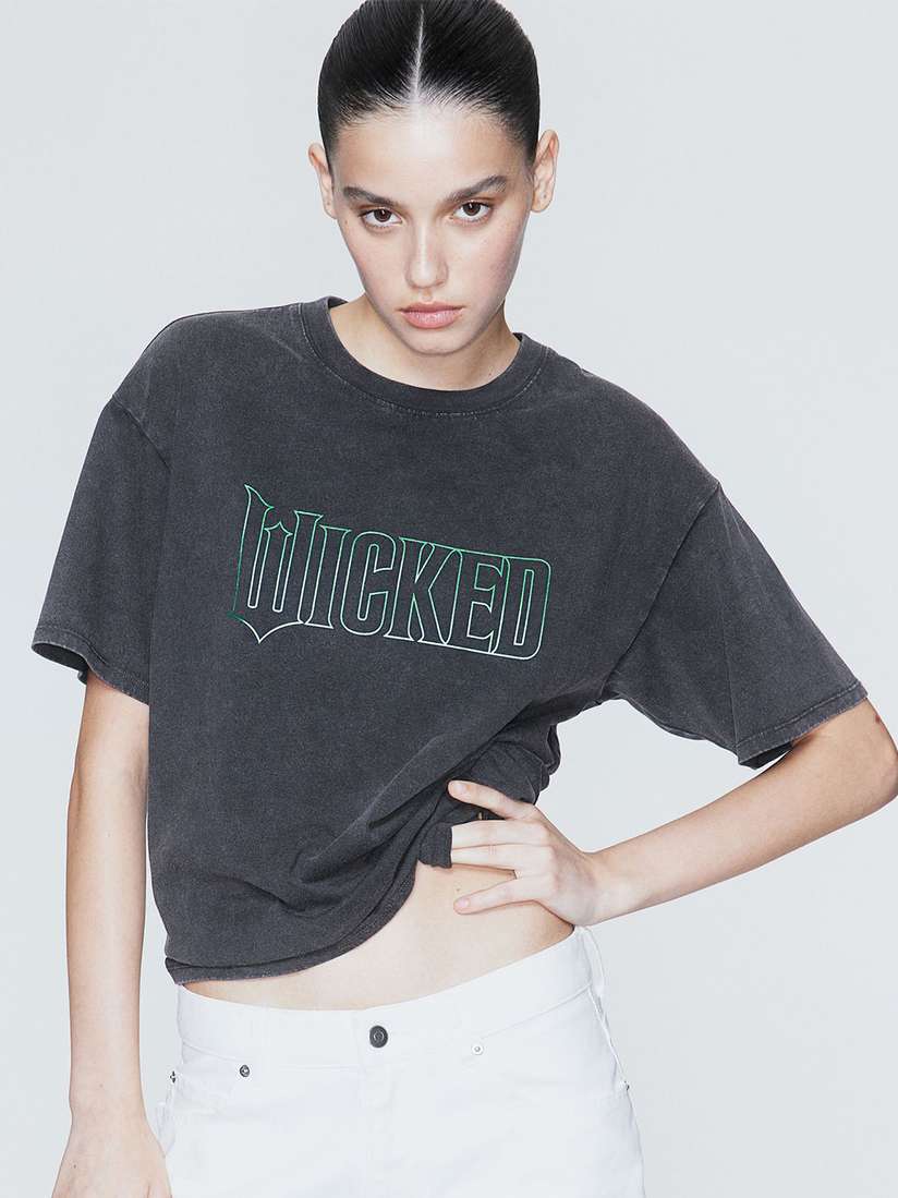 Boxy Fit Boxy Top H&m H&M Boxy-Style Printed T-shirt