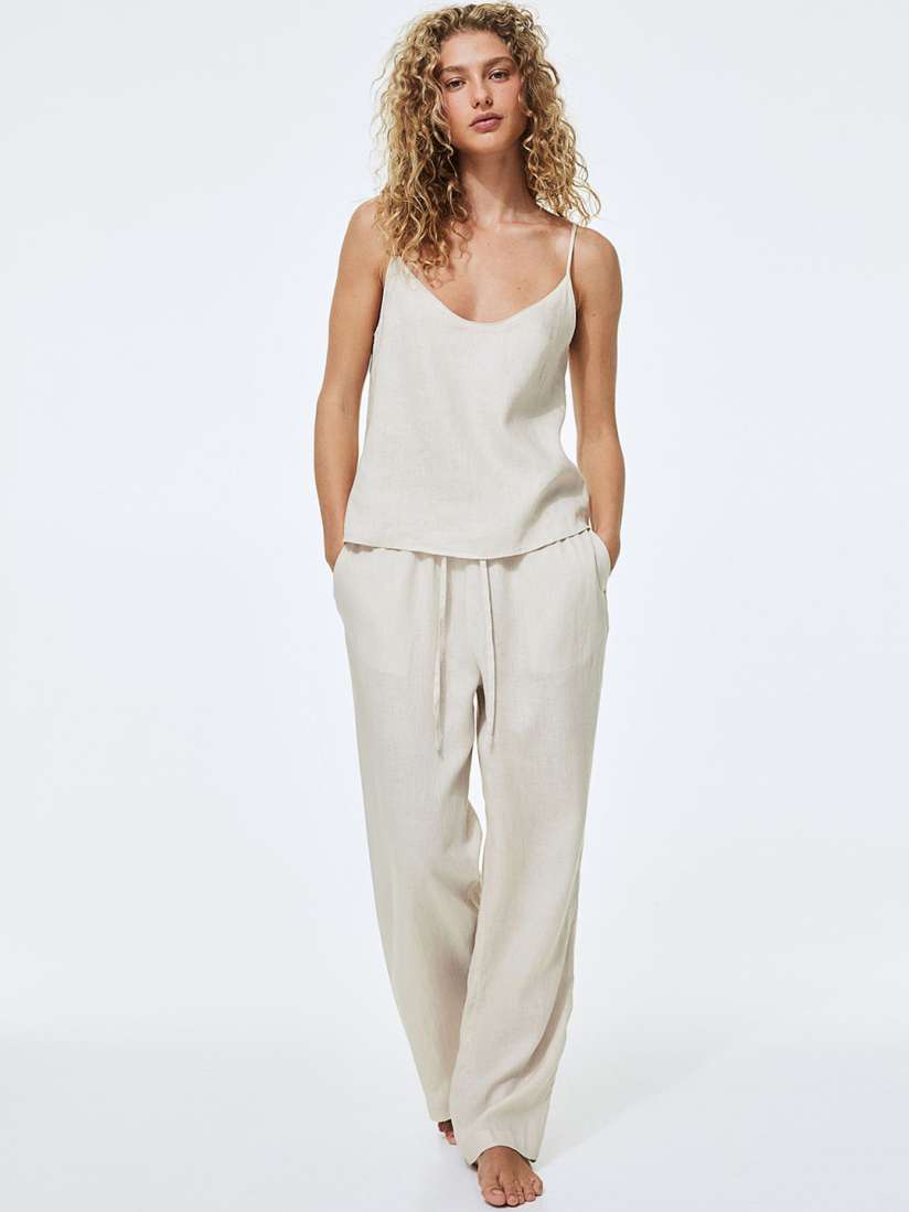 Buy H M Women High Rise Lounge Pants Lounge Pants for Women 30145635 Myntra