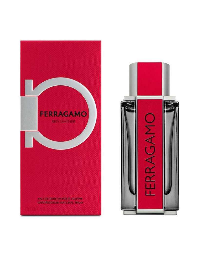 Buy Salvatore Ferragamo Men Red Leather Long Lasting Eau de Parfum 