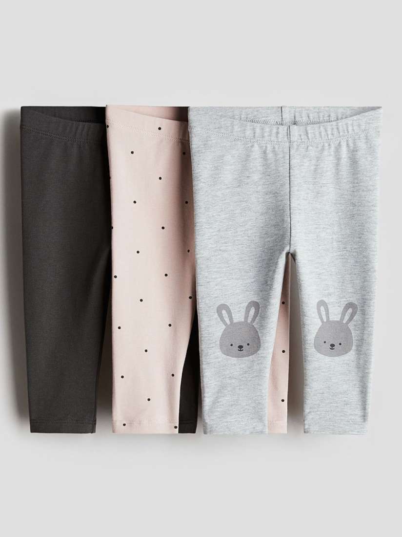 Buy H M Boys Pack Of 3 Cotton Leggings Leggings for Boys 30154044 Myntra