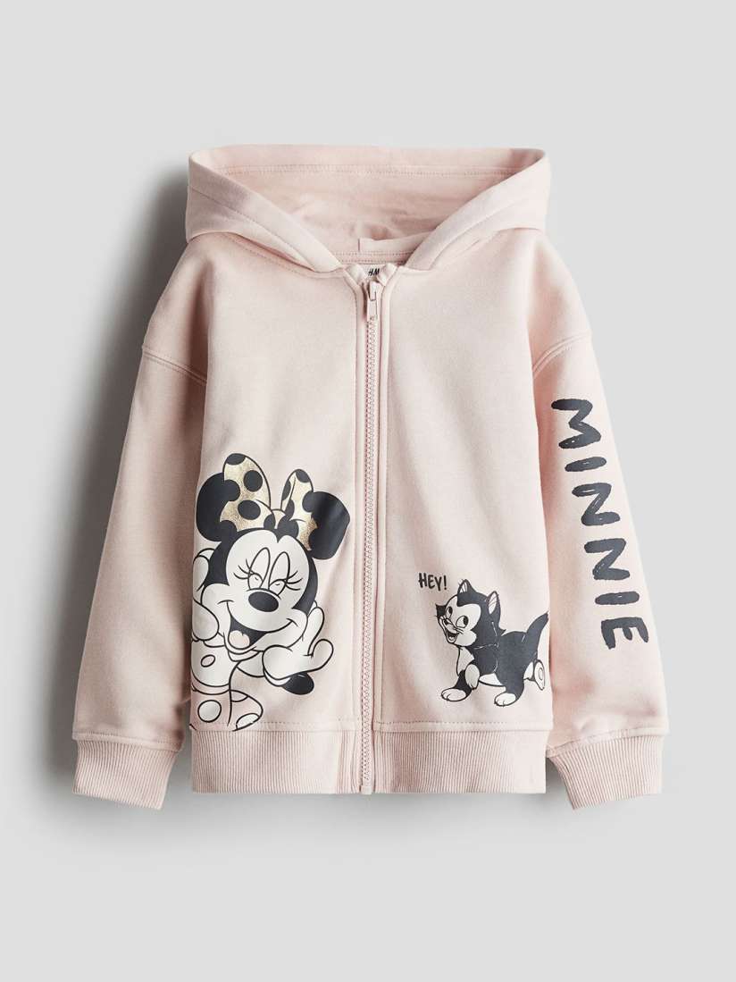 Buy H M Girls Printed Zip Through Hoodie Sweatshirts for Girls 30154315 Myntra