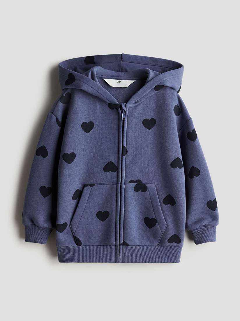Buy H M Girls Zip Through Hoodie Sweatshirts for Girls 30154360 Myntra