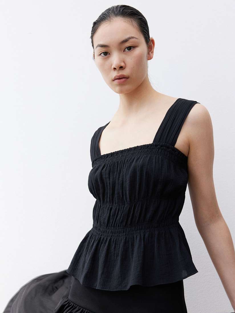 H&m crepe top best sale