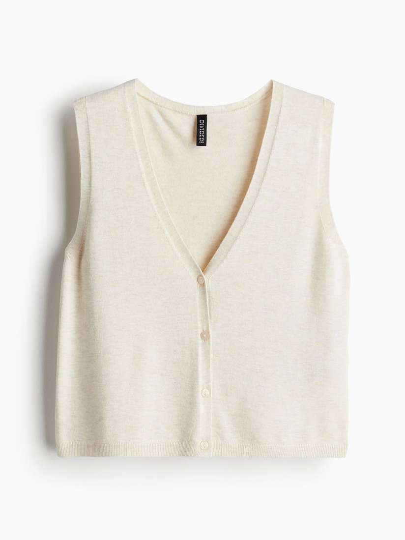 Women's button front sweater vest cheap