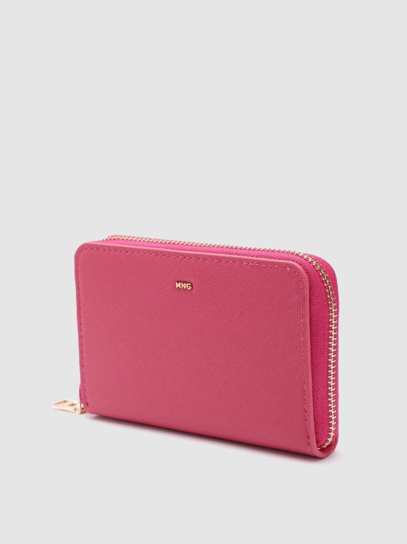 Buy MANGO Women Geometric Textured Zip Around Wallet Wallets for Women 30156434 Myntra