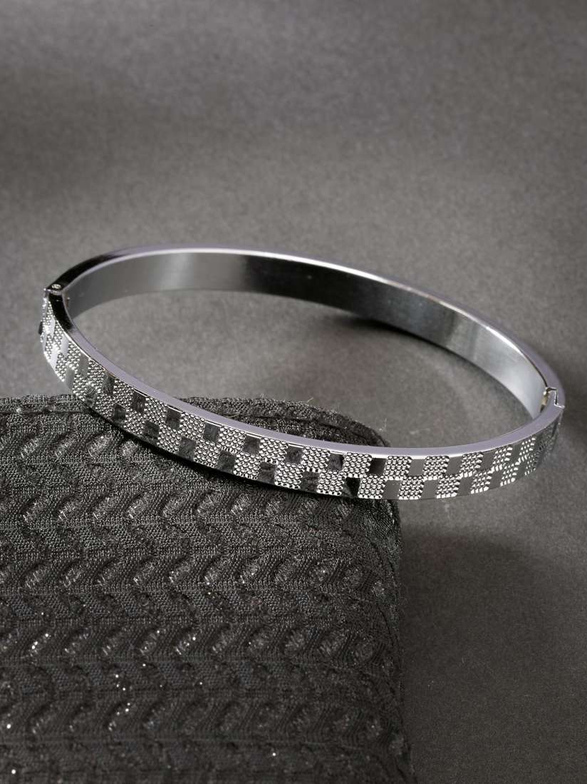 Stainless steel kada for mens shop