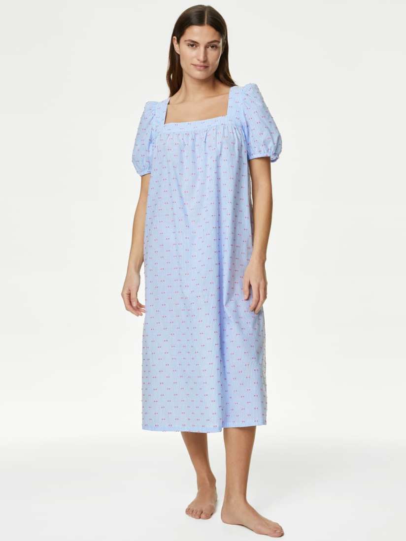 Marks and spencer cotton nightwear online