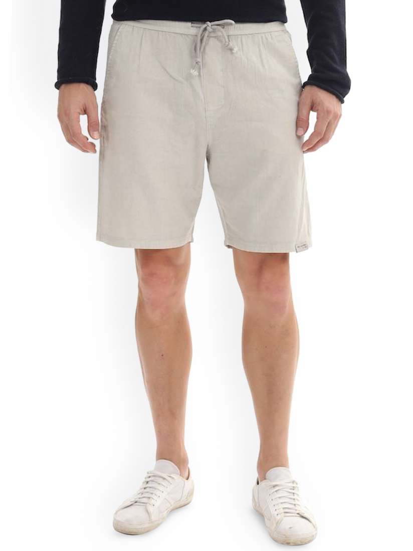 Buy POE Men Slim Fit Linen Shorts Shorts for Men 30171262 Myntra