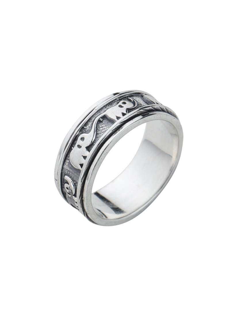 Myntra silver rings sale