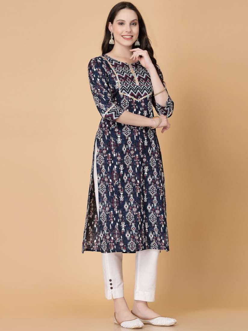 Myntra straight kurta on sale