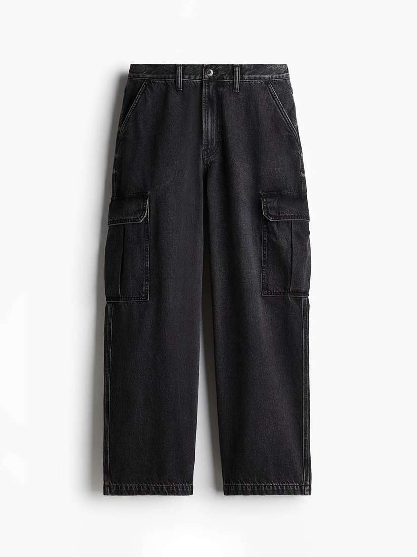 Jeans H&m Baggy Jeans Negro Buy H&M Baggy Fit Jeans Jeans For - Main Image