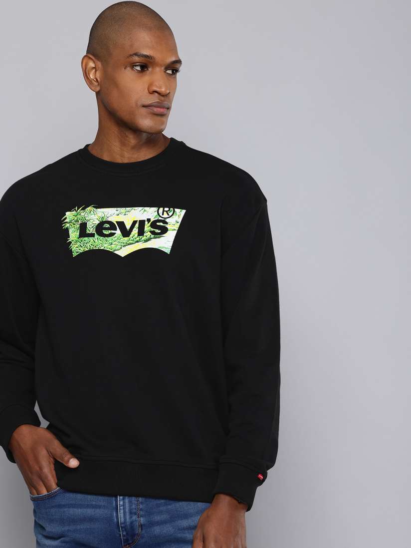 Buy Levis Brand Logo Printed Sweatshirt Sweatshirts for Men 30184657 Myntra