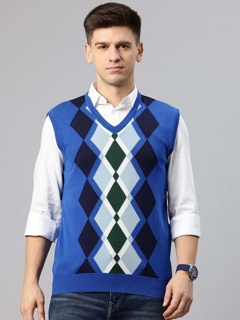 Buy Pierre Carlo Men Argyle Sweater Vest Sweaters for Men 30185110 Myntra