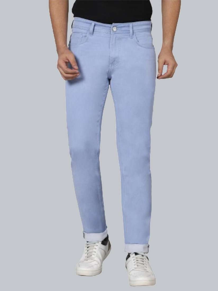 Buy RJ Denim Men Slim Fit Low Distress Stretchable Jeans Jeans