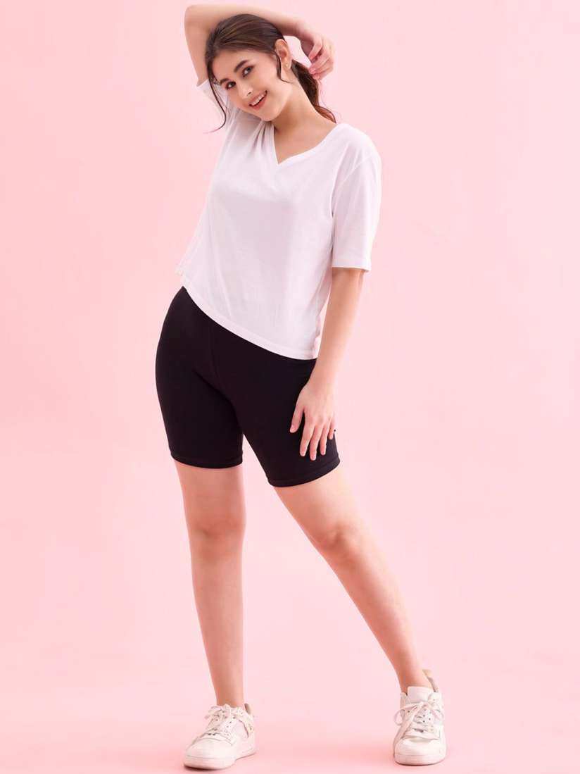 Buy Go Colors Women Slim Fit Cycling Shorts Shorts for Women 30186270 Myntra