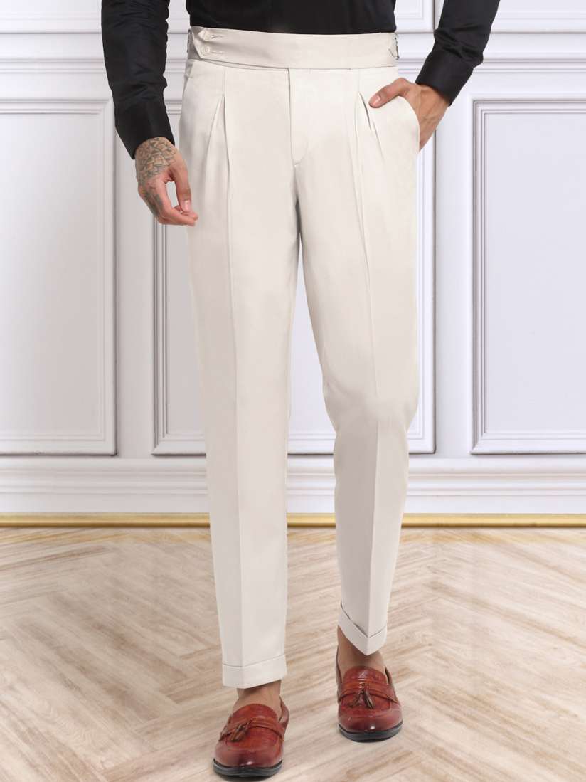 Buy KLOTTHE Men Italian Gurkha Pants Trousers for Men 30186425 Myntra