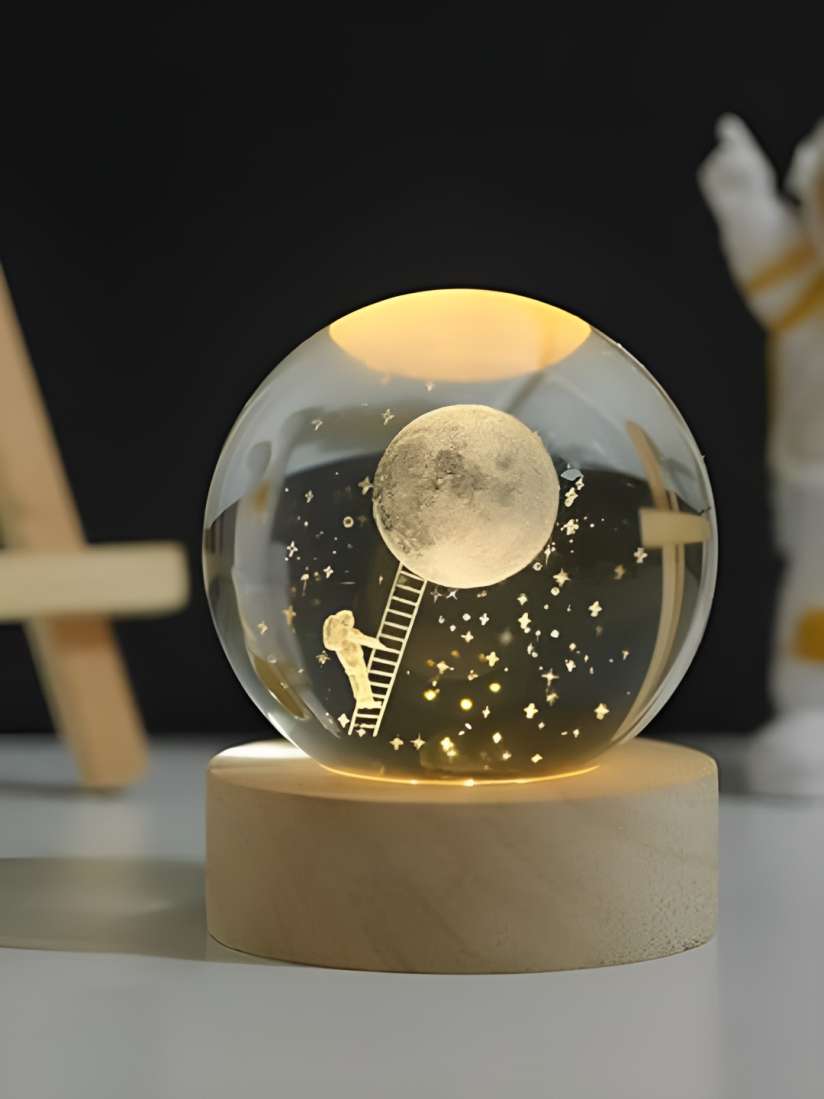 Crystal ball with light cheap