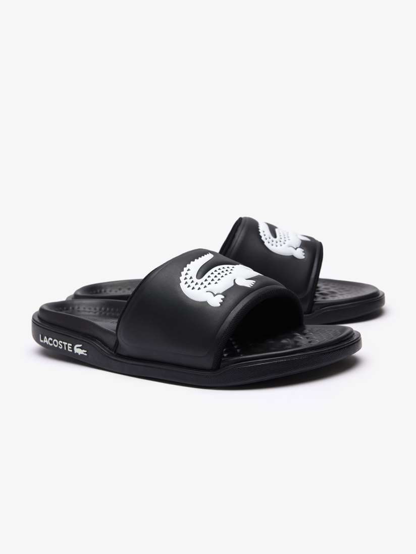 Lacoste sliders black shop